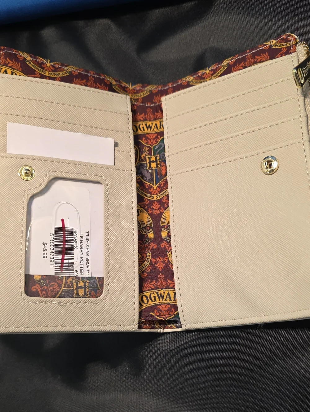 Loungefly Pink 'London to Hogwarts' Ticket Wallet
